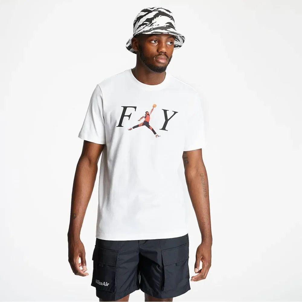 Jordan Fly Crew White Standard Fit T-Shirt
